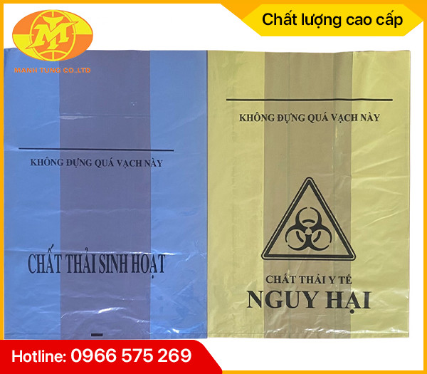 Túi Nilon đựng rác bệnh viện - Bao Bì Mạnh Tùng - Công Ty TNHH Mạnh Tùng